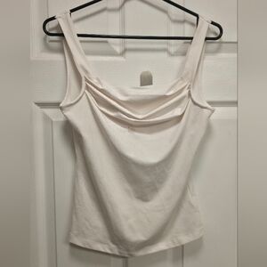 Womens Elegant White Cream Women's Tank Top